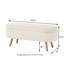 Banc de rangement avec repose-pieds ovale Luxury-625288329-625288330