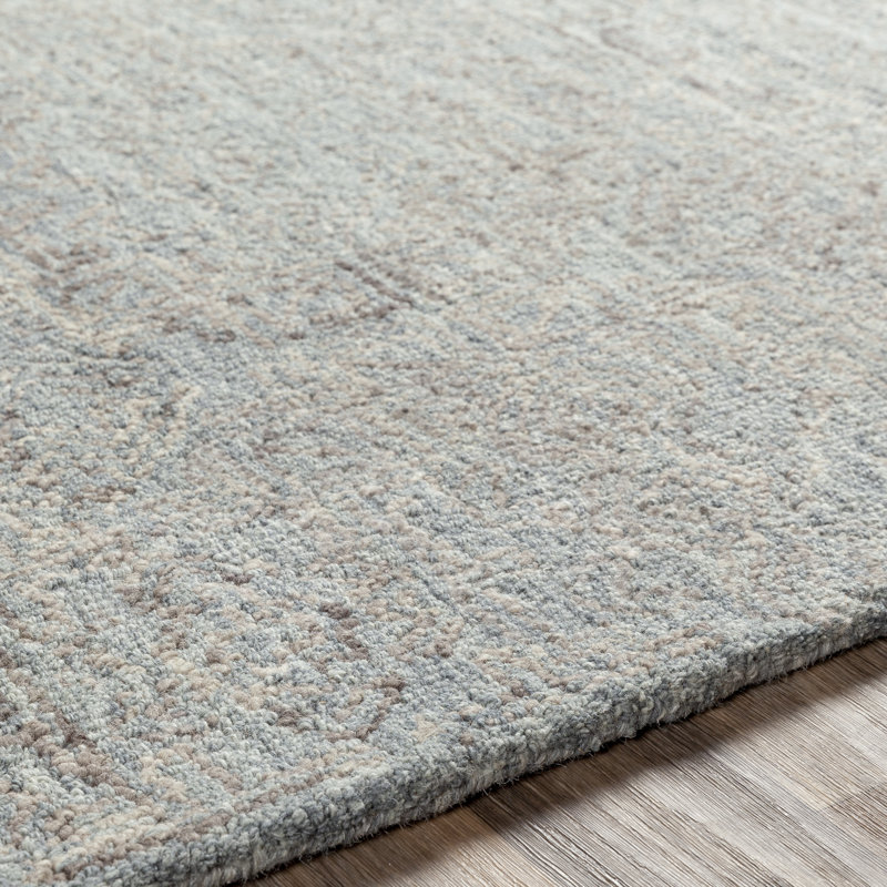 Kiser Hand Tufted Wool Indoor Rug, Rectangle 2' x 3'