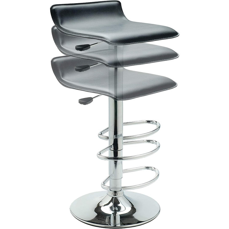 Kairo Adjustable Bar & Counter Stool, Black
