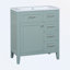 Omani 30'' Single Bathroom Vanity with Ceramic Top-1213891224