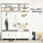 Multifunctional Hall Tree with Storage Bench, Coat Rack, and Shelves for Entryway Organization and Comfort