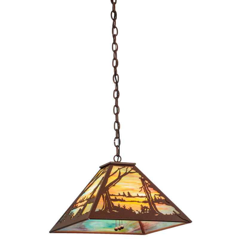 Rustic Lodge 3 - Light Chandelier