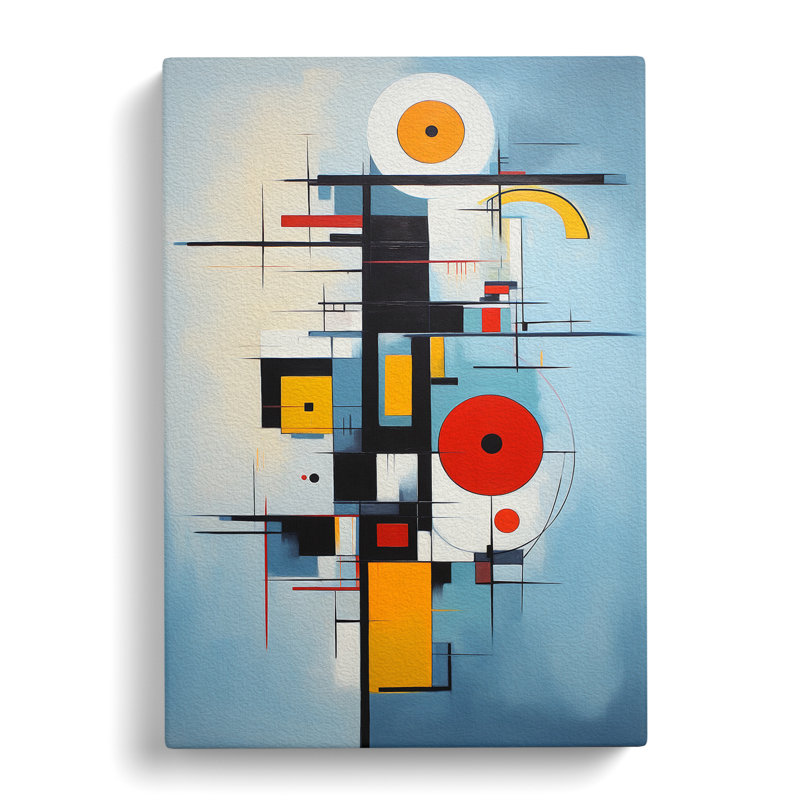 Bauhaus Expressionism - Wrapped Canvas Print