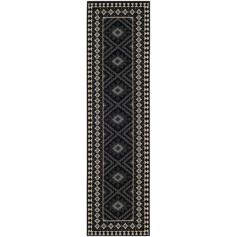 Tillis Southwestern Indoor/Outdoor Area Rug, Runner 2'3" x 8'