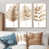 Toile naturelle avec cadre flottant