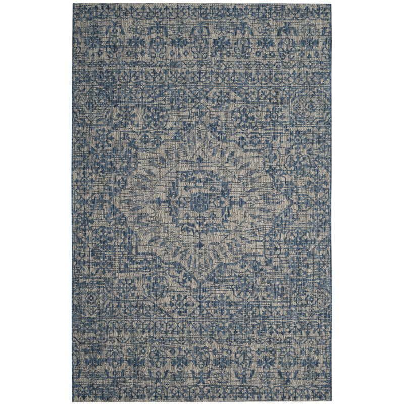 Tapis d'intérieur / extérieur performance Amedee, Rectangle 5 pi 3 po x 7 pi 7 po