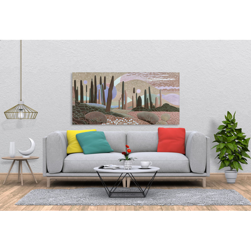 Modern Earth 2181, 24" H x 48" W