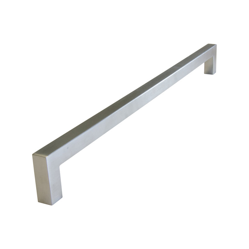 Poignée barre Edge, Acier inoxydable brossé, 7 9/16"
