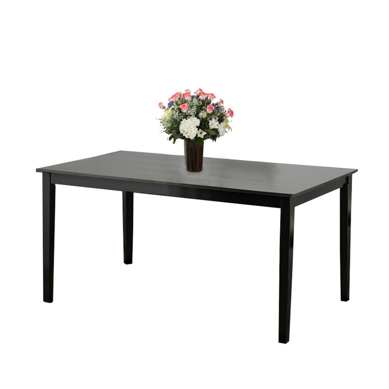 Table de salle à manger Tavros, L 36 po x L 59 po, gris