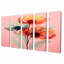 Ensemble de 5 décorations murales Etting - Poppy-106162200