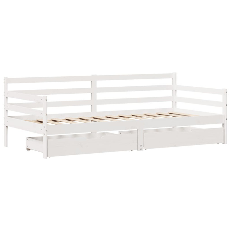 Dimick Solid Wood Daybed, White