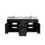 72 po X P 22 po De meuble-lavabo double D