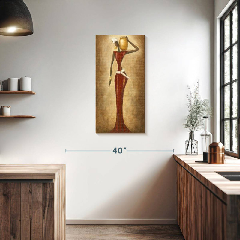 La force de la femme, H 36 po x l 18 po