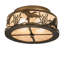 Rustic Lodge 2 - Light Semi Flush Mount