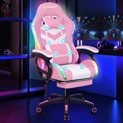 Brayden Studio Gaming Chair with Headrest
