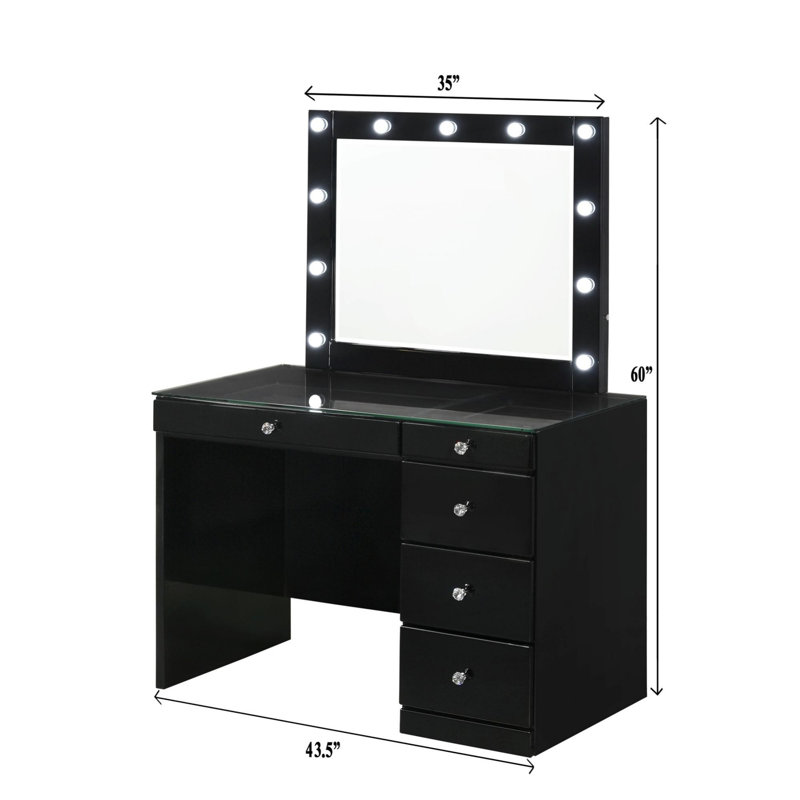 Retro Makeup Vanity