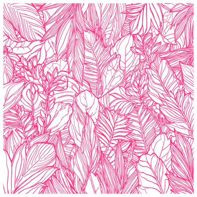 Tapis de bain rose