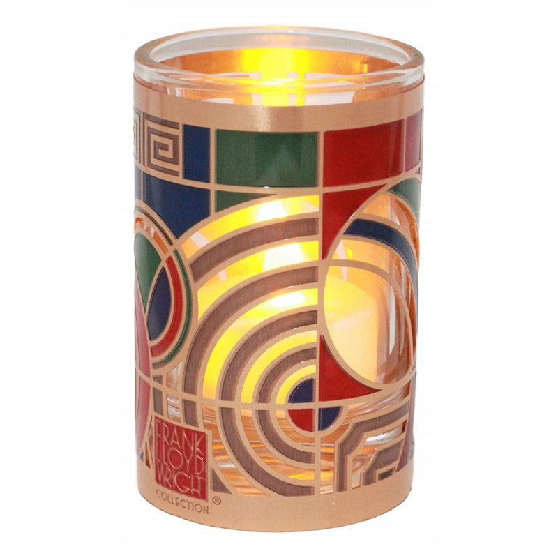 Petit porte-votive en plastique/laiton Hoffman