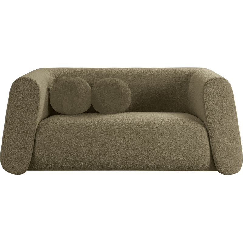 Causeuse Khyryn, Tissu olive olive