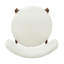 Chaises de salle à manger de style Mid-Century moderne (MP2 / carton) noyer + beige-119320472