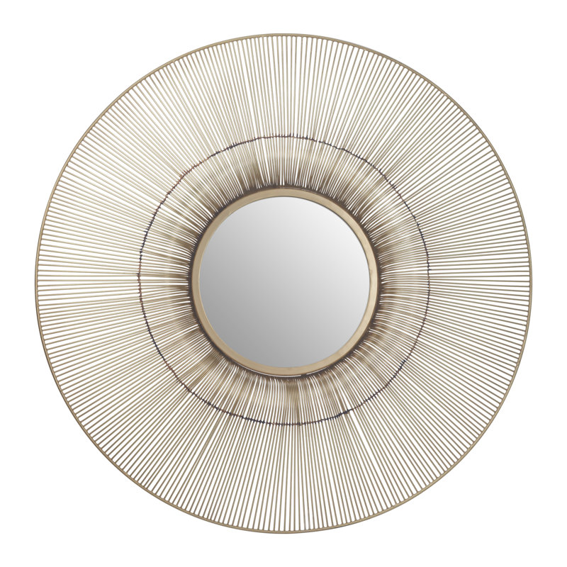 Buckland Metal Flat Wall Mirror