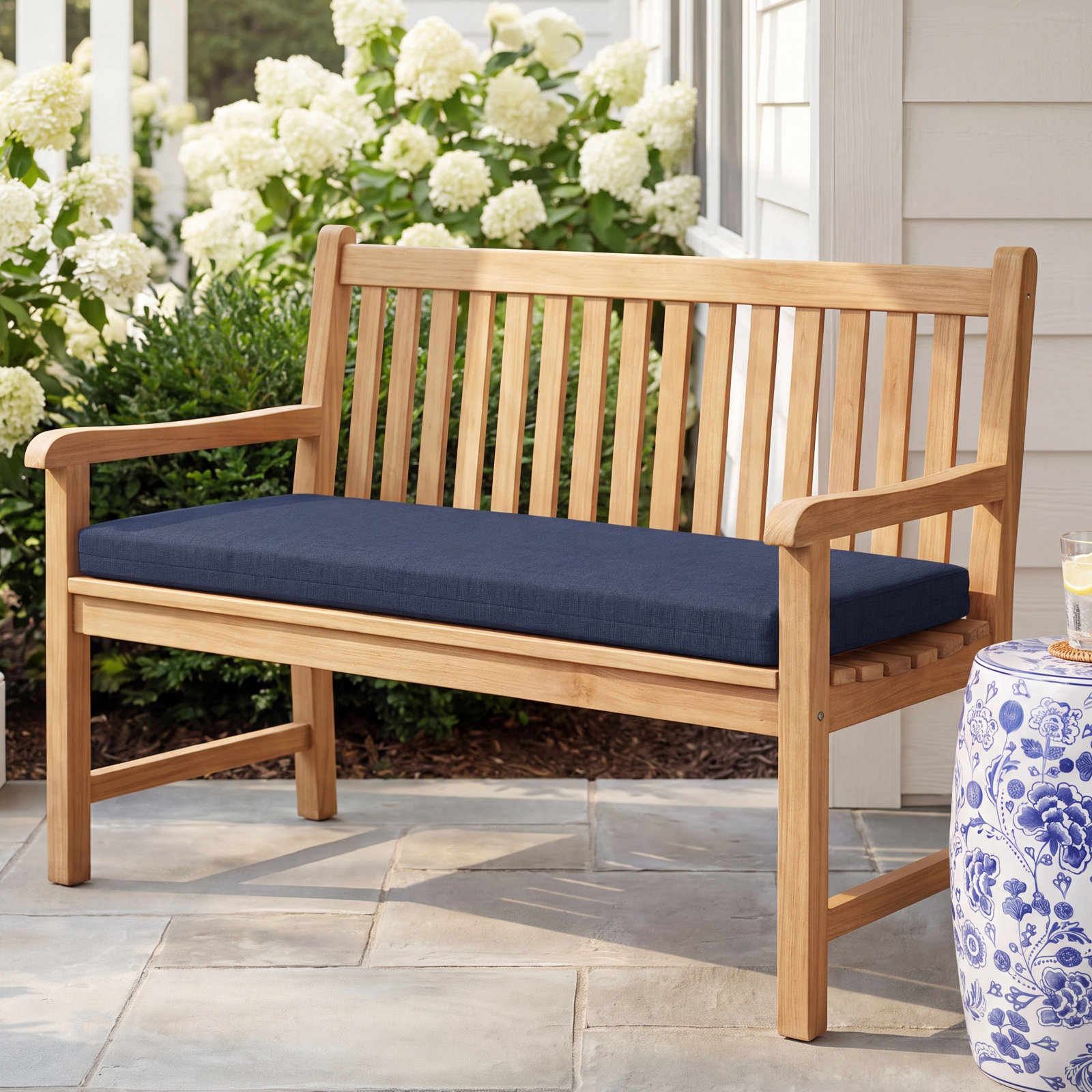 Outdoor Sunbrella® Cushion, Spectrum Indigo Sunbrella®