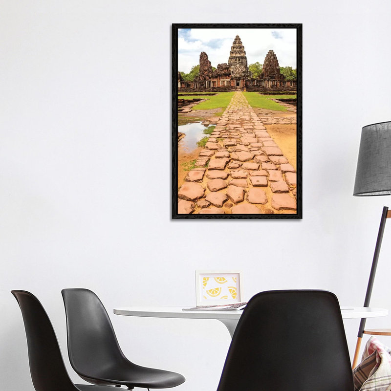 Thailand. Phimai Historical Park. Ruins Of Ancient Khmer Temple Complex. Central Sanctuary. by Tom Haseltine - Gallery-Wrapped Canvas Giclée on Canvas