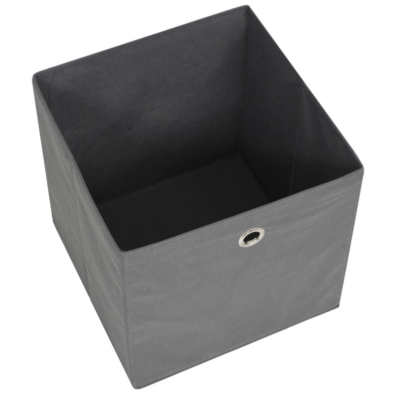 Rebrilliant Fabric Decorative Bin, Grey