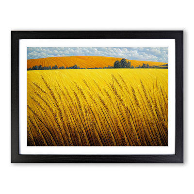 Beauty of a Wheat Field Vol.2 1 Piece Single Picture Frame Painting