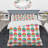 Pink and Green Circle Pattern - Abstract Duvet Cover Set - Microfiber Polyester-292075997