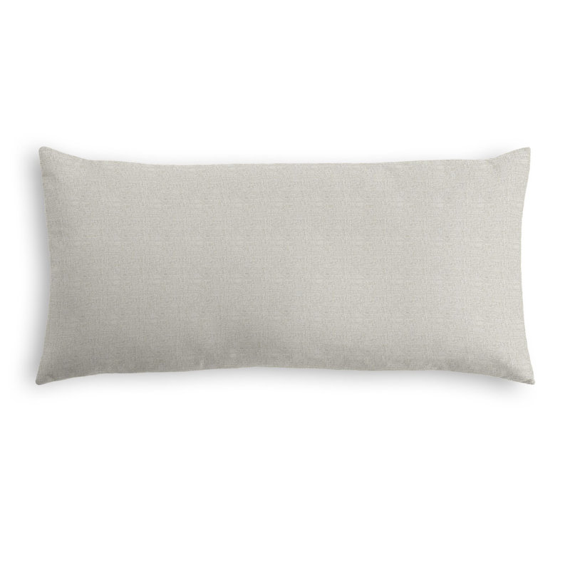 Housse de coussin rectangulaire, 12 po x 24 po, Gris clair
