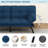 71" Futon Sofa Bed with Adjustable Armrest & Backrest , Multifunctional Love seat Convertible Sofa for Living Room, Apartment, Office-85771477-67776338
