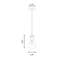 Luminaire suspendu conique à 1 lumière Renata-1101089759
