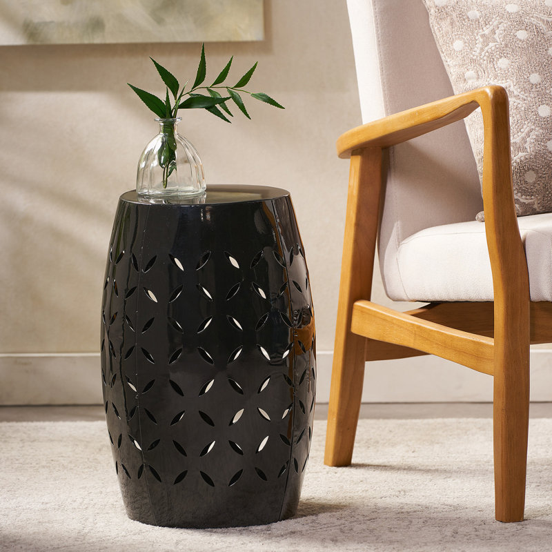 Table d'appoint 12 po, Noir