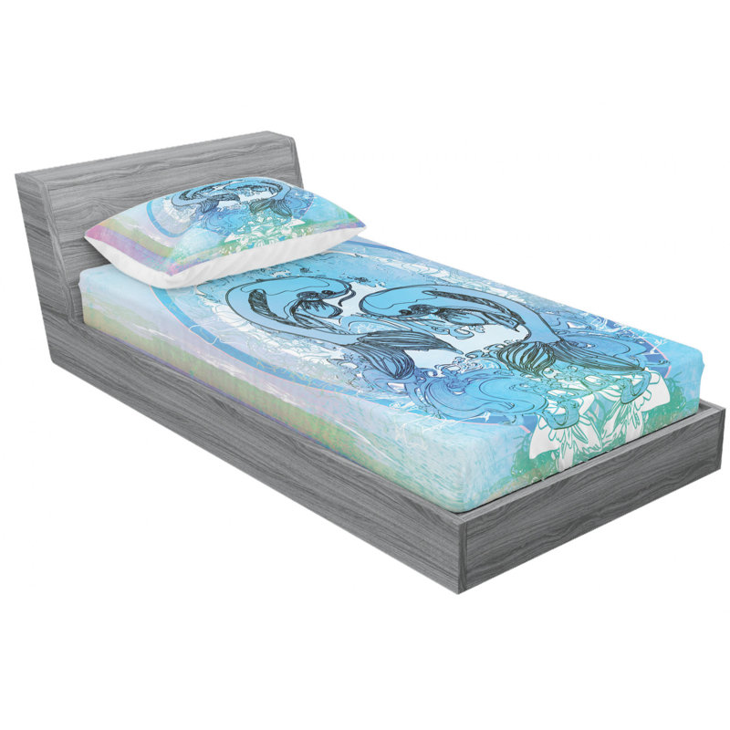 Microfiber Sheet Set, Twin XL Sheet Set with Fitted Sheet