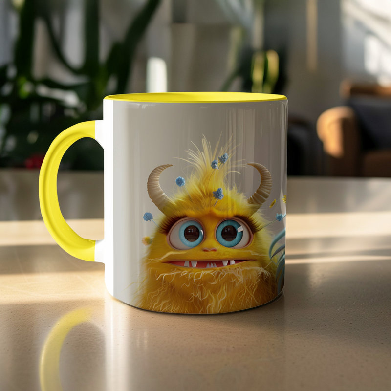 Ceramic Coffee Mug, Yellow