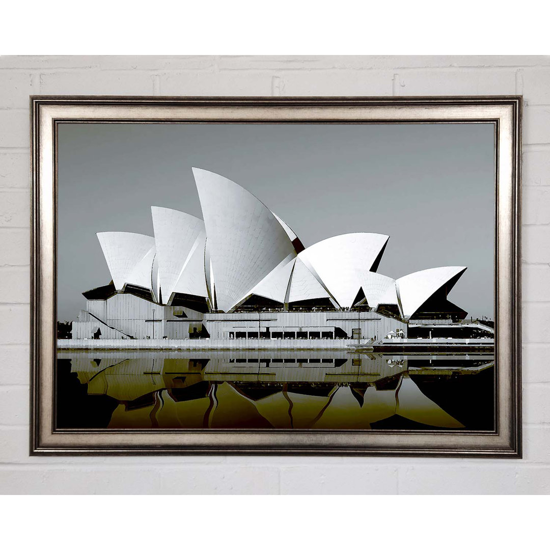 Sydney Opera House Green Harbour - Einzelner Bilderrahmen Kunstdrucke