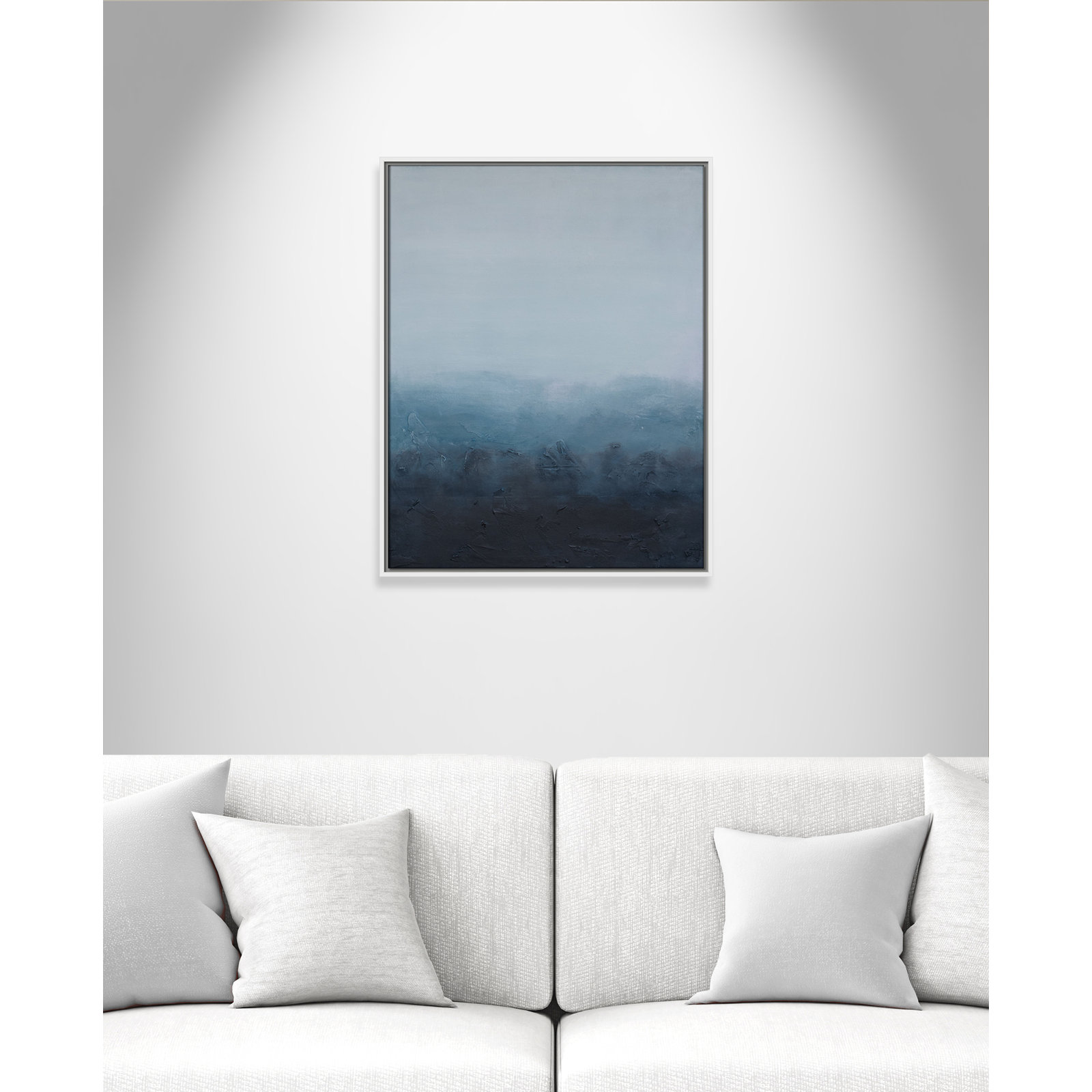 Elemental I Print by S.H. Khan, 23.5'' W x 29.5'' H, White Floater