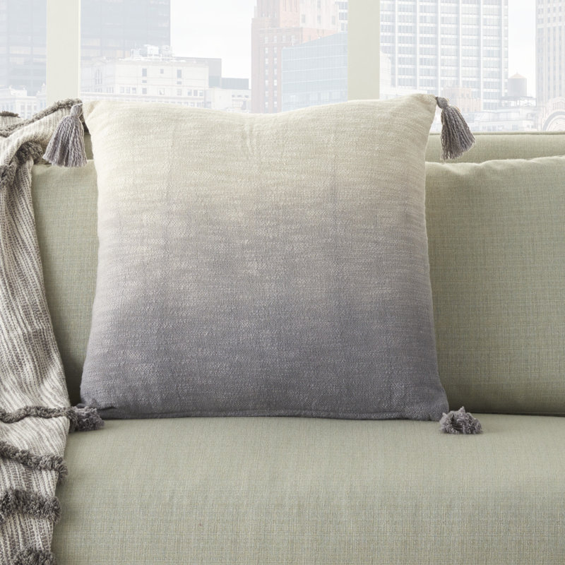  Housse de coussin carré et insert, Gris