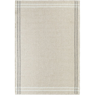 Tapis ivoire / noir / beige Lavande