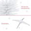 Arbre de Noël artificiel 6 pi HOMcom-1992657444-1992657445