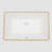 Go Peak Track 13'' Ceramic Rectangular Bathroom Sink with Overflow