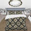 Ensemble de housse de couette Vintage Black Mosaic Tiles III - Country-109149659