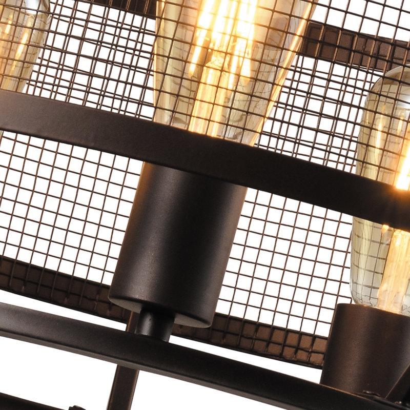 Lustre tambour unique à 5 lumières Avers