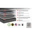13" Quilted Hybrid Firm Mattress-1394079476