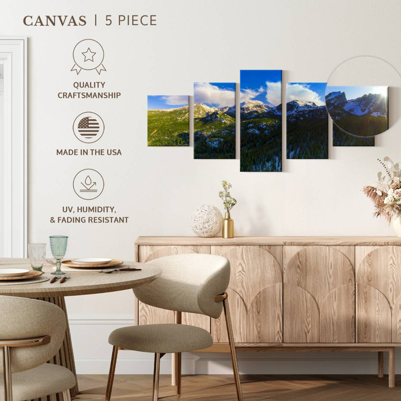 Paysage de Longs Peak, H 24 po x l 55 po