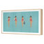 Beach Essentials Framed Watercolour Painting Print
