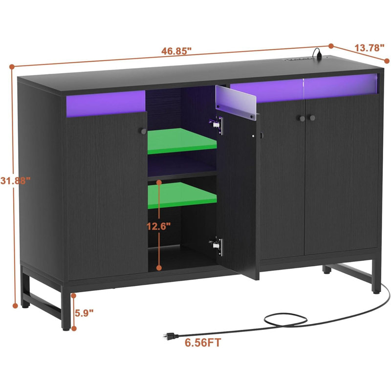 Buffet Beto 46.9, Noir