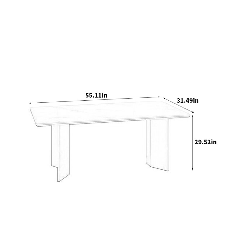 Gelasio, H 29,52 po x L 55,11 po x l 31,49 po