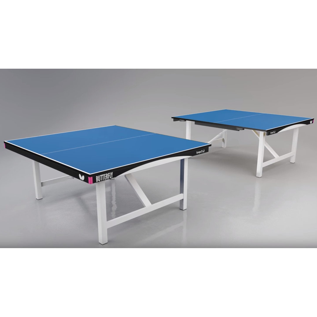 Butterfly Europa Regulation Size Foldable Indoor Table Tennis Table (25mm Thick) Butterfly